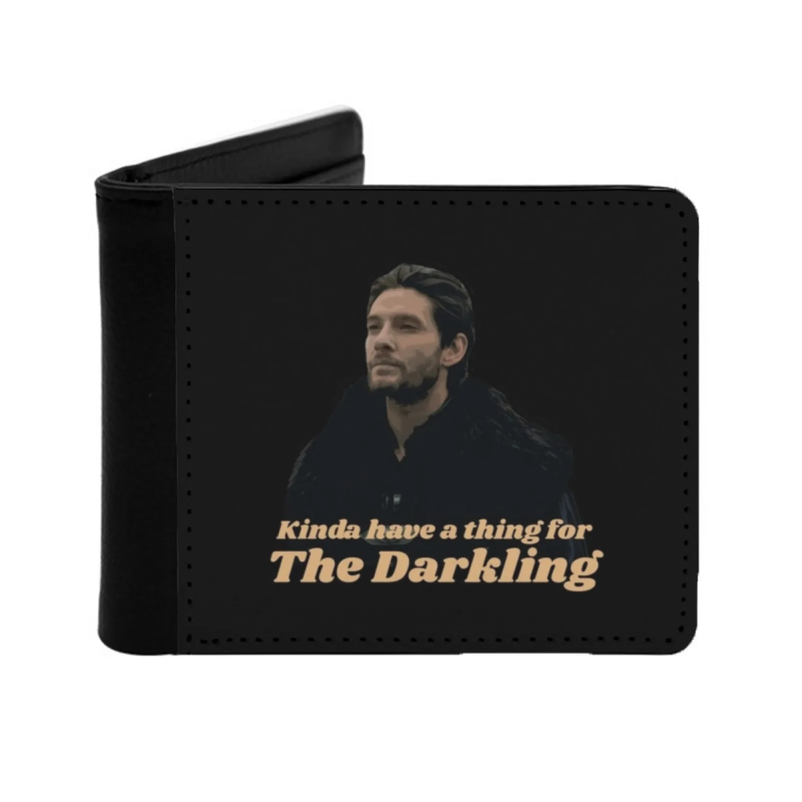 Kinda Have A Thing For Darkling Darkling And Alina Shadow And Personalized Men's Leather Wallet Credit Card Pouch Purse Shadow