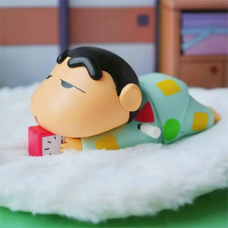 Crayon Shin-chan Blind Box Dynamic Shin-life Series Toys Mystery Box Mistery Caixa Action Figure Surpresa Model Birthday Gift