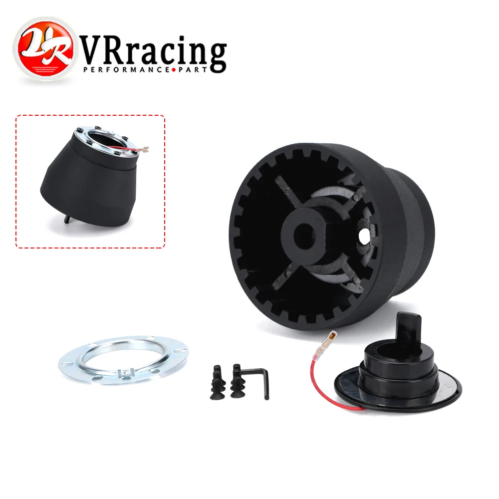 VR - Racing Steering Wheel Hub Adapter Boss Kit for BMW 3 Series E30 black VR-HUB-E30