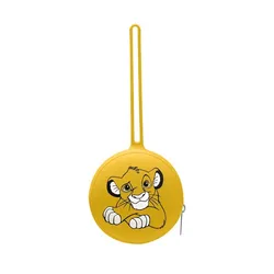 1 pz Disney lion king simba stampato borsa per capezzoli portatile custodia in Silicone per ciuccio per bambini