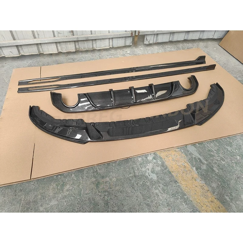 

4 Series G26 425i Sport 2020+ Body Kit Carbon Fiber Front Bumper Lip Side Skirt Rear Diffuser With LED Light
