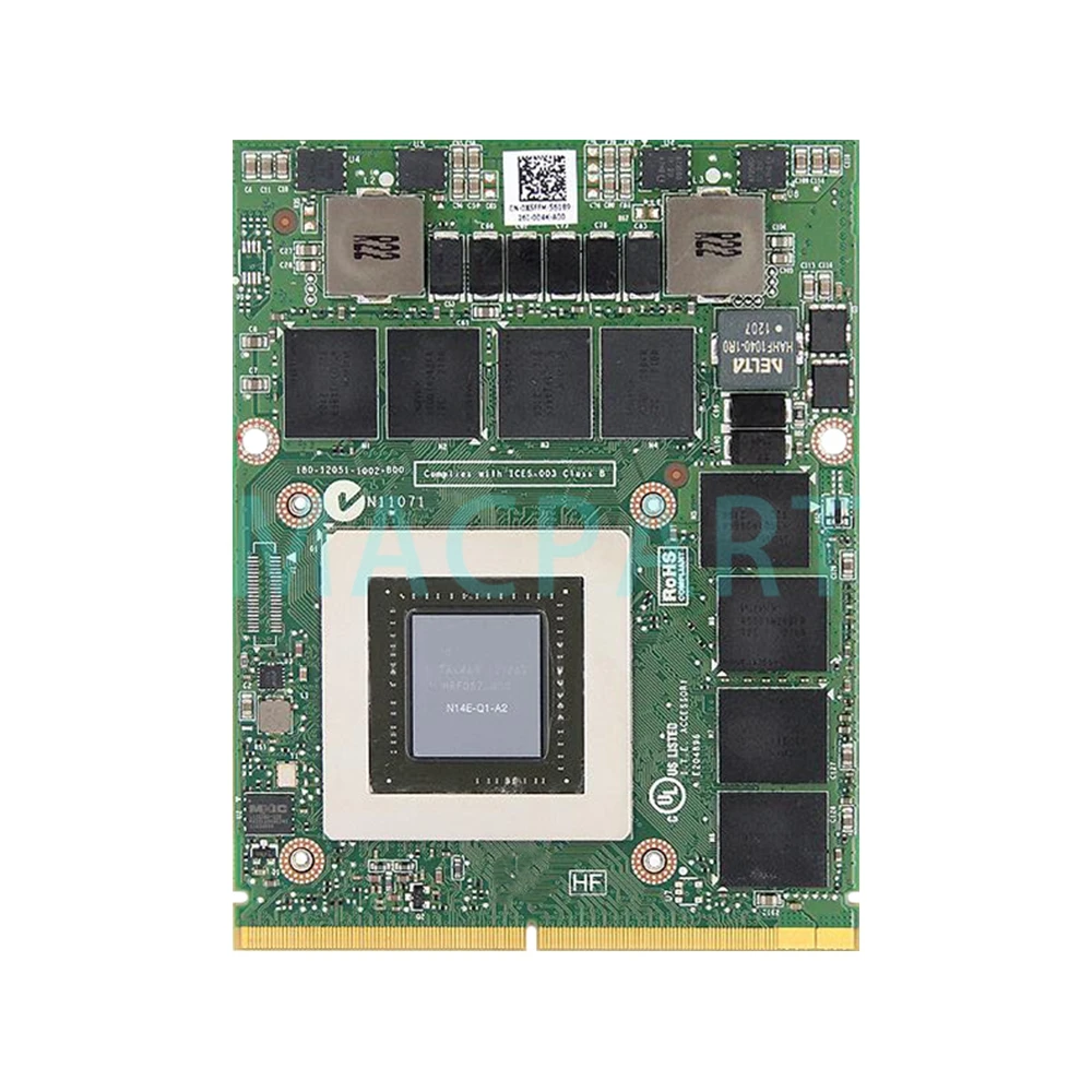 Quadro K3000M K3000 GDDR5 2GB Video Graphics Card N14E-Q1-A2 With X-Bracket For DelL HP iMac A1312 2010 2011