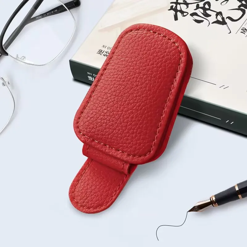 1 Stück Universal Auto Sonnenblende Brillenclip, aus PVC, Autobrillenhalter, Innenzubehör, Brillenaufbewahrungsregal