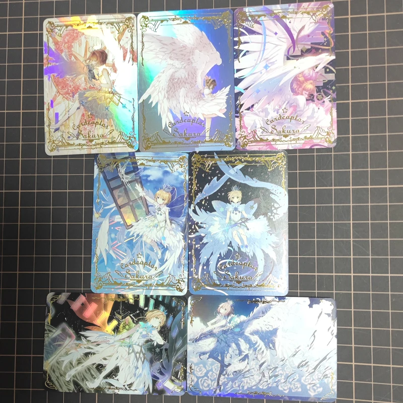 

Card Captor KINOMOTO SAKURA ACG Diy Self Control Collect Signature Trading Флэш-карта Аниме Мультфильм Оригинальная серия Подарок