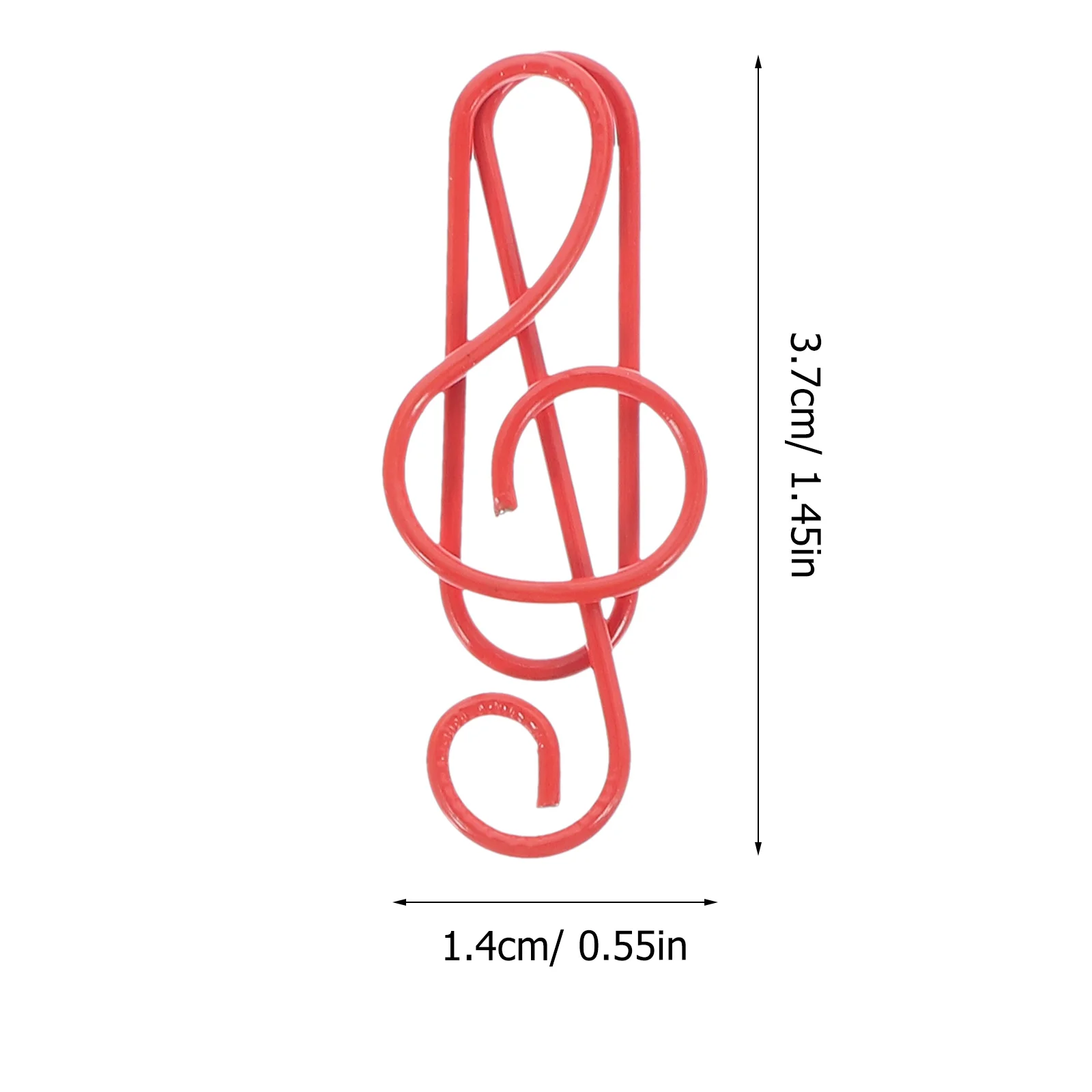 100 قطعة مشابك ورق ملاحظات الموسيقى الإبداعية الملونة الكرتون المعادن مكتب وثيقة ملف كليب مشبك ورق دبابيس ورق معدنية