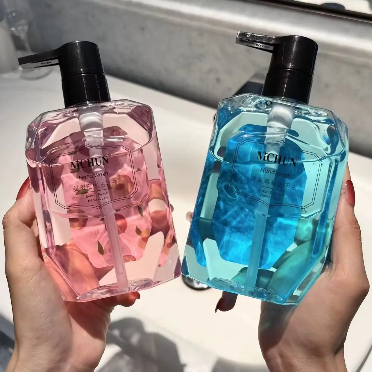 

Peach Hand Wash Long-Lasting Scent Gentle Care Home Use​