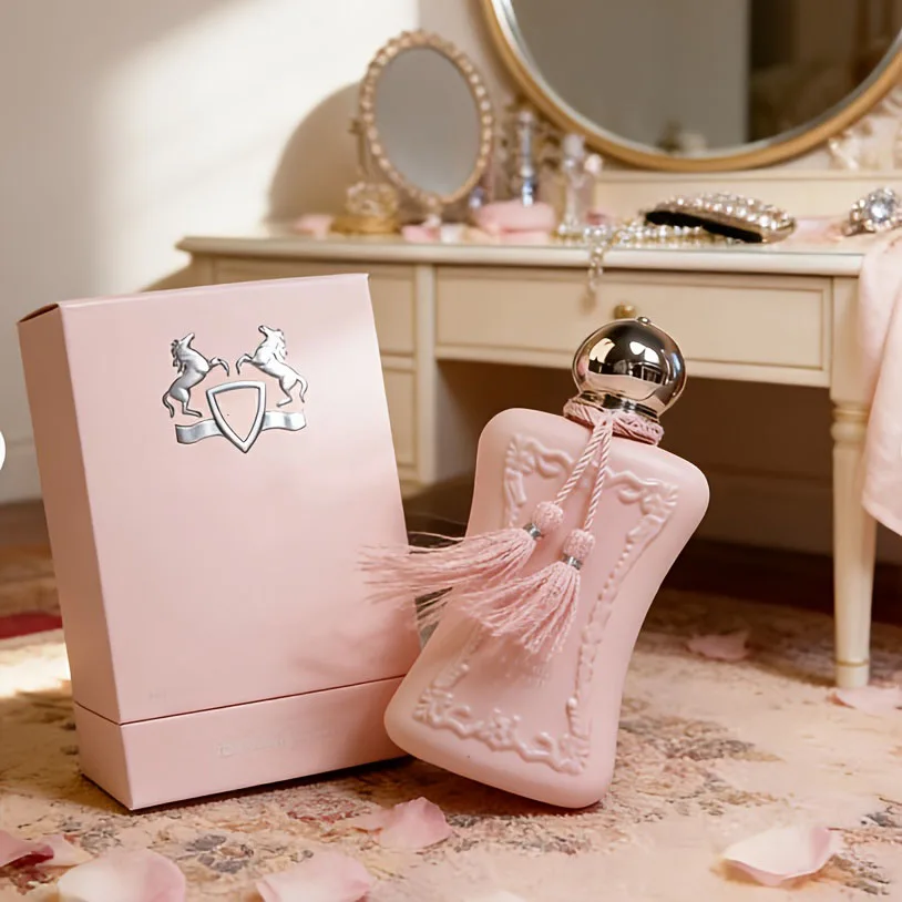 DELINA pink xclusive Rich Upgraded Luxury Edition Oriental Floral Fragrance Women's Fragrance 75ml, long-lasting sweet fragrance, elegant and unique fragrance, suitable for any venue