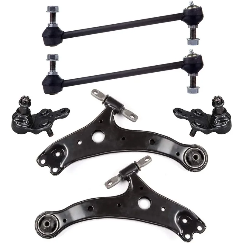 

6pc Set Front Suspension Kit Sway Bar Lower Control Arm and Ball Joint Lower Ball Joint Replacement for Lexus