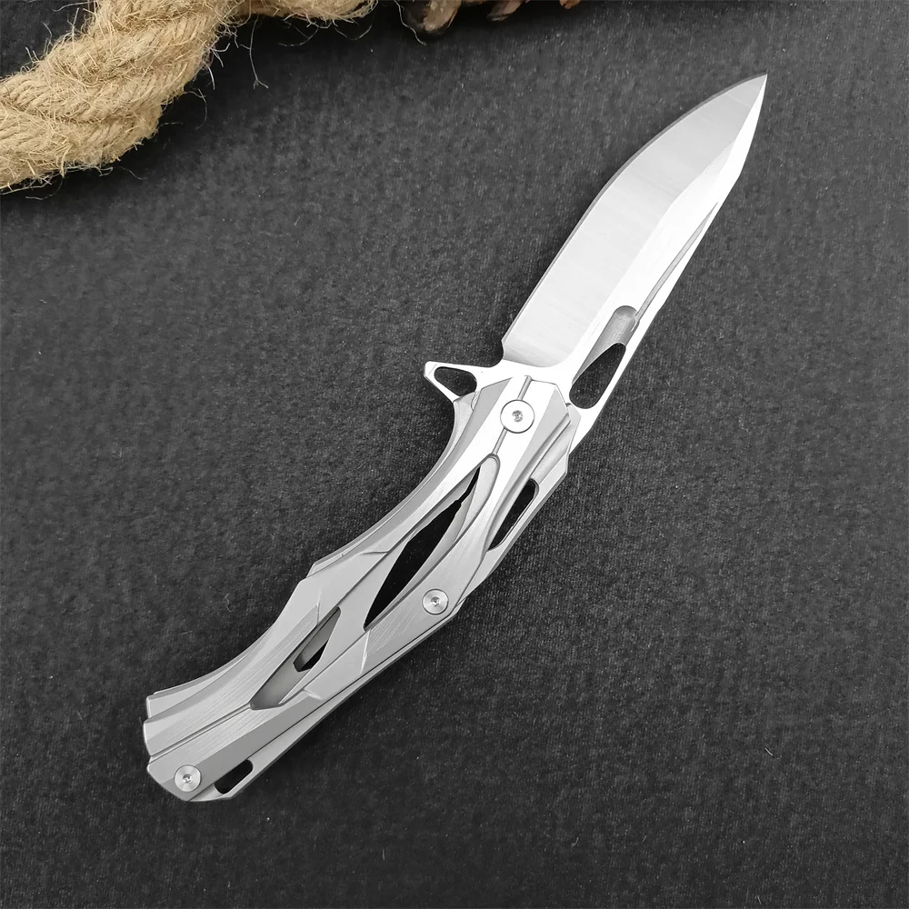 High Hardness Pocket Knife Utility Folding Knife D2 Blade 420 Steel Handle Hunting Tactical Knife Camping Sharp EDC Multitool