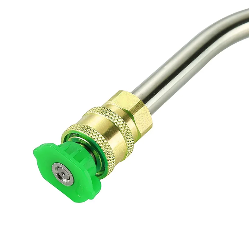 Набор насадок для распылительной форсунки мойки высокого давления, сменный распылитель, без горячих инструментов ck (зеленый)