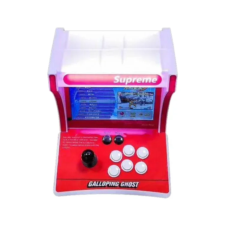 Máquina de jogo de luta jogo arcade console de videogame máquina de moedas dupla pessoa mini arcade