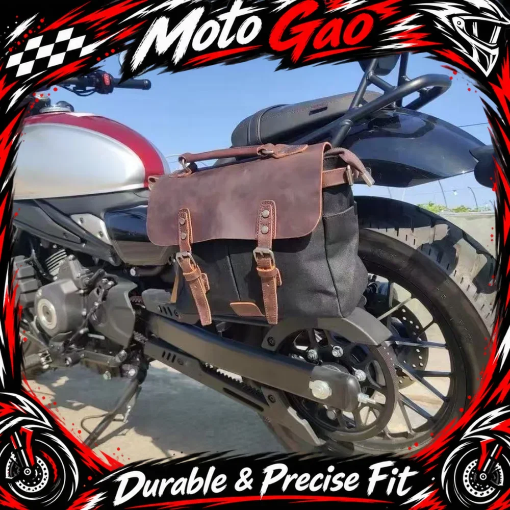 【Precise Fit】Suitable for 450CLC side bag/hanger bag/motorcycle modification parts/retro car side cover bag/tool ​​bag/tail bag