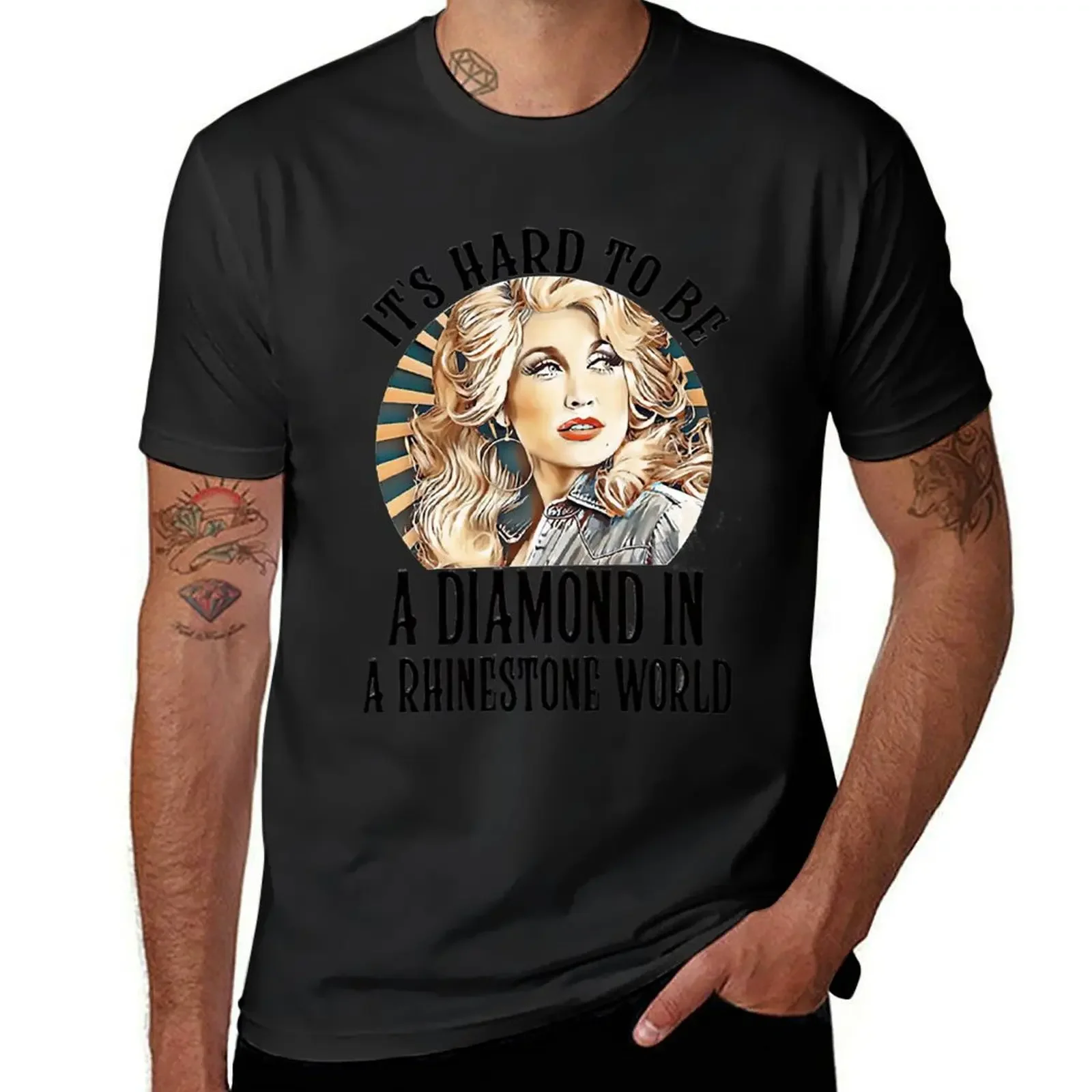 Dolly Parton Its Hard To Be A Diamond in a Rhinestone World Classic T-Shirt sports fans vintage anime shirt t shirts for men