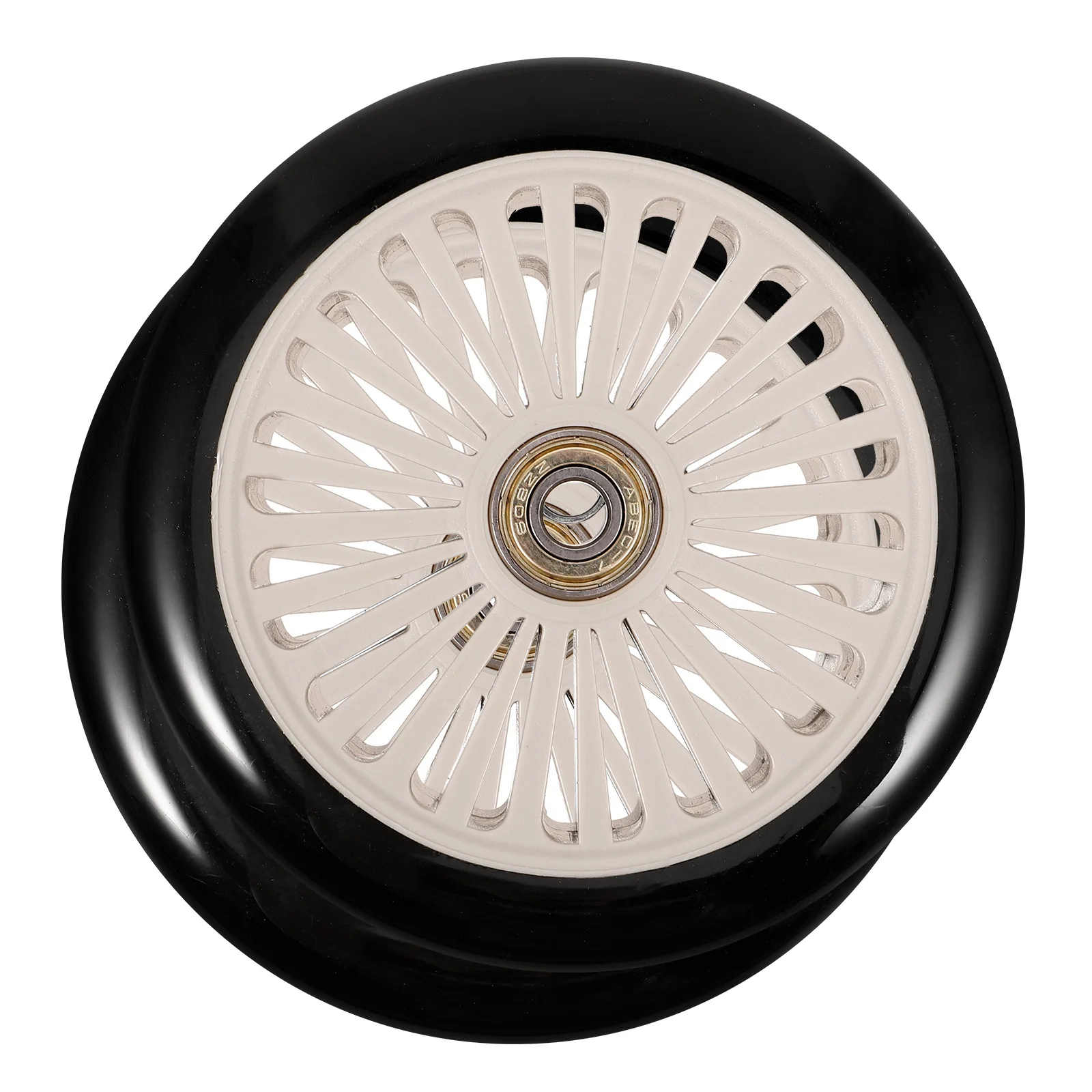 Ruedas universales para patinete, 2 uds., larga vida útil, fácil de instalar, resistentes al desgaste para repuesto de rueda Universal para acrobacias y patadas