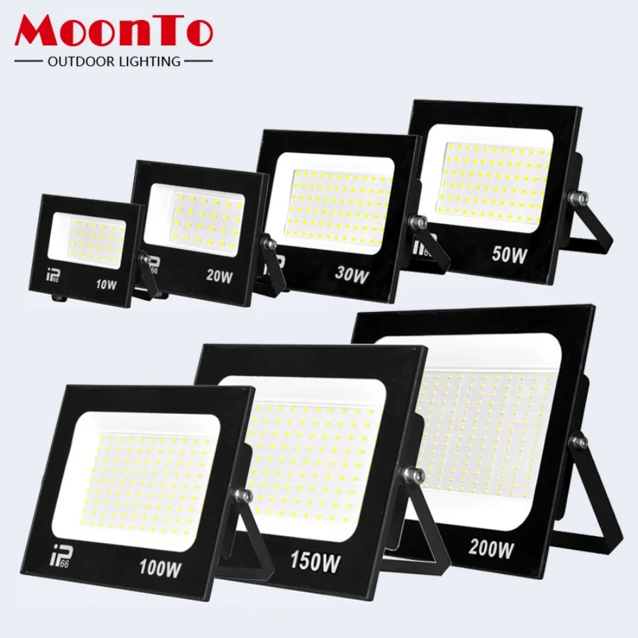 

Outdoor LED Floodlight Spotlight IP66 Waterproof Path Lamp 10W 20W 30W 50W 100W 200W Garden Porch Courtyard Lighting AC220V