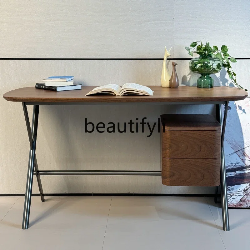 

53Desk Home Study Long Table Italian Light Luxury High-end Art Computer Desk