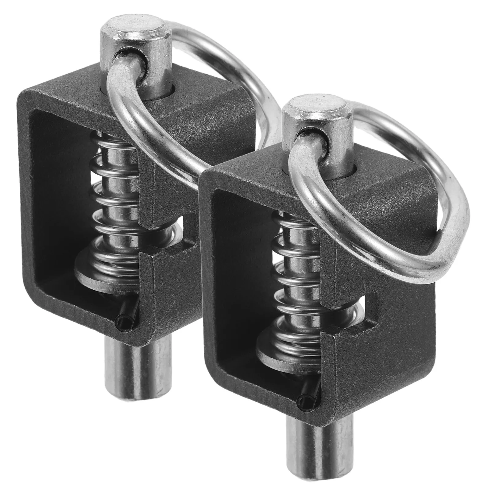 

2Pcs Trailer Spring Latch Weldable Heavy Duty Stainless Steel Locking Gate Latch Assembly for Utility and Enclosed Trailers