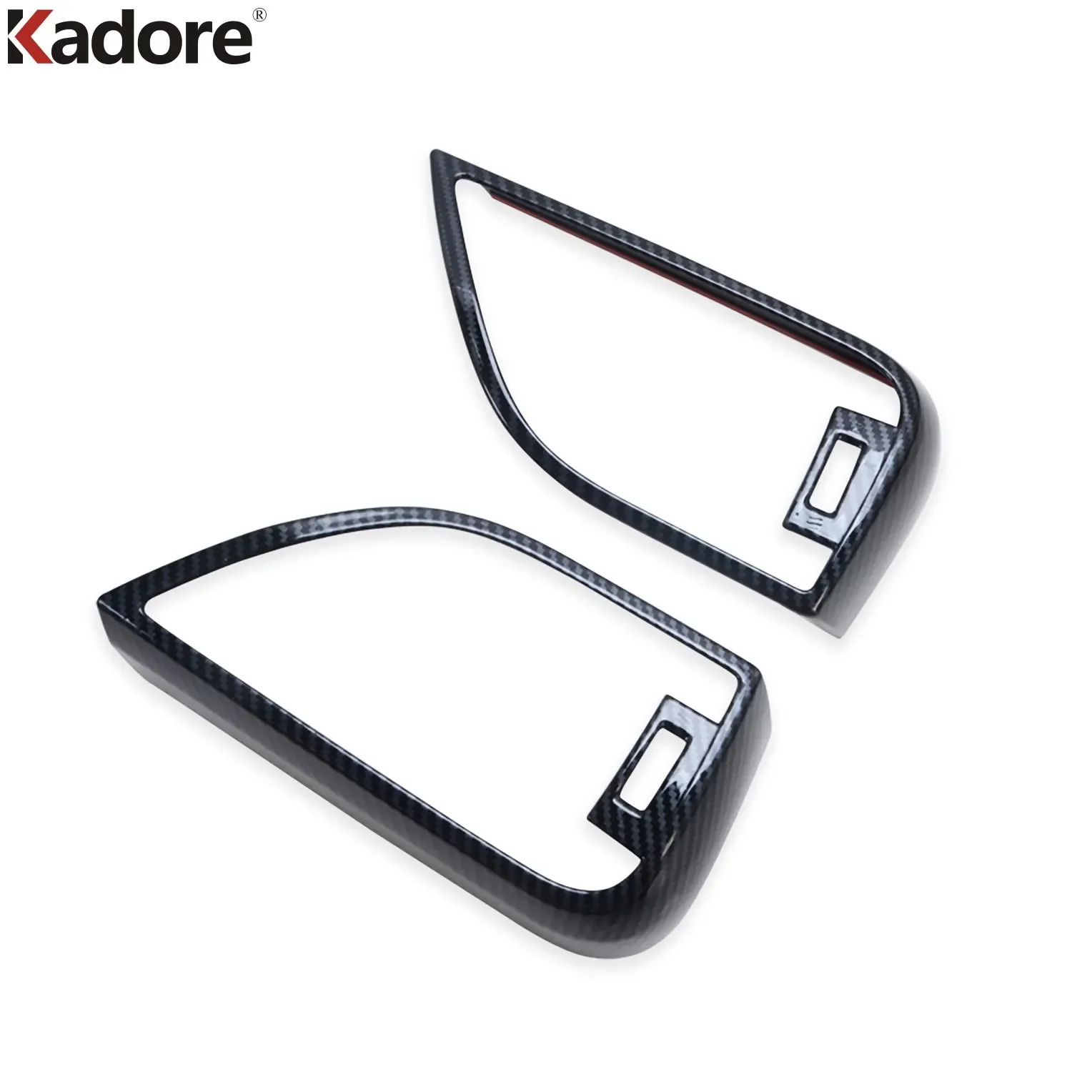 لسوبارو Outback 2020-2024 2025 ABS ألياف الكربون الجانب الأمامي منفذ الهواء غطاء فتحة التهوية إطار الكسوة اكسسوارات السيارات التصميم الداخلي