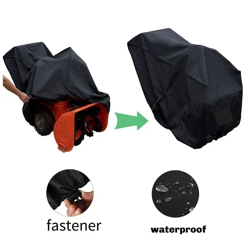 A21Q - غطاء منفاخ الثلج، أغطية منفاخ الثلج مقاومة للماء في الهواء الطلق، منفاخ ثلج فردي أو مرحلتين مقاس 33 × 58 × 52 بوصة #3