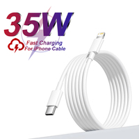 PD 35W USB Cable For iPhone 16 15 14 13 12 11 Pro Max 7 8 Plus XS XR Fast Charging USB C Cables 2M Date Wire Charger Accessories