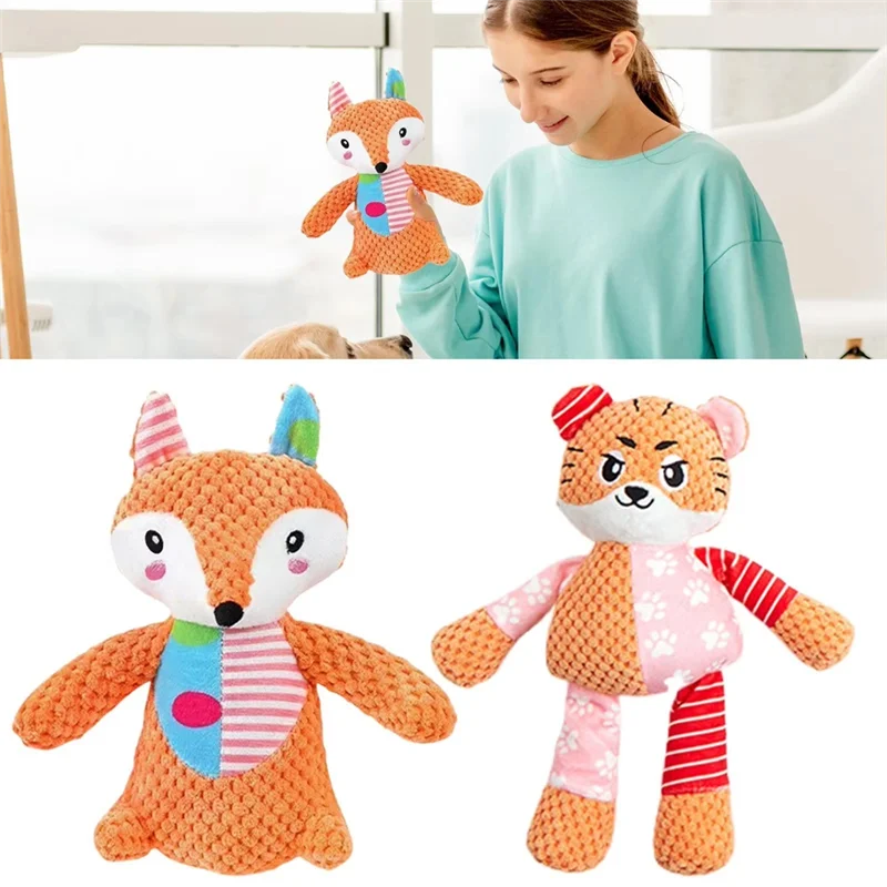 VEHO-Squeaky أفخم الكلب التجعيد Squeakers للجناب الصغيرة والمتوسطة والكبيرة تنظيف الأسنان مضغ اللعب Cleaningke