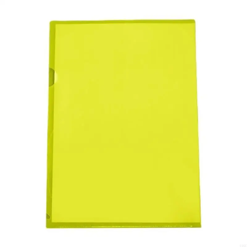 

A 4 Plastic Folders 6 Colors L Shaped Folder A 4 Plastic Sleeves Office Supplies D5QC
