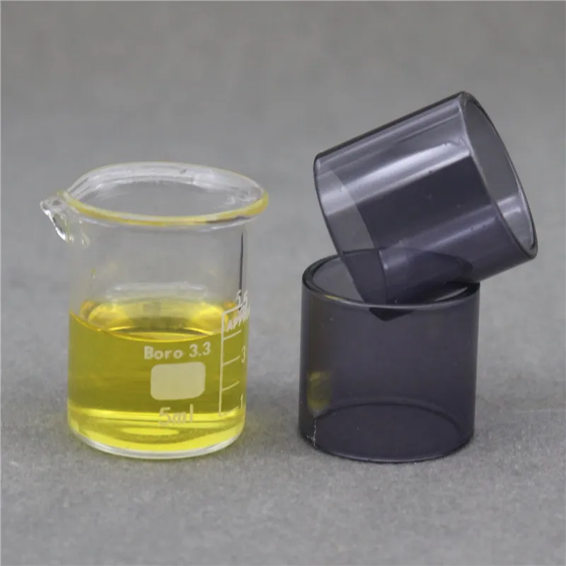 FATUBE 7pcs Random color Measuring Clear  Straight Glass tube Cups for Zephyrus Cthulhu v2 Amazier MTL