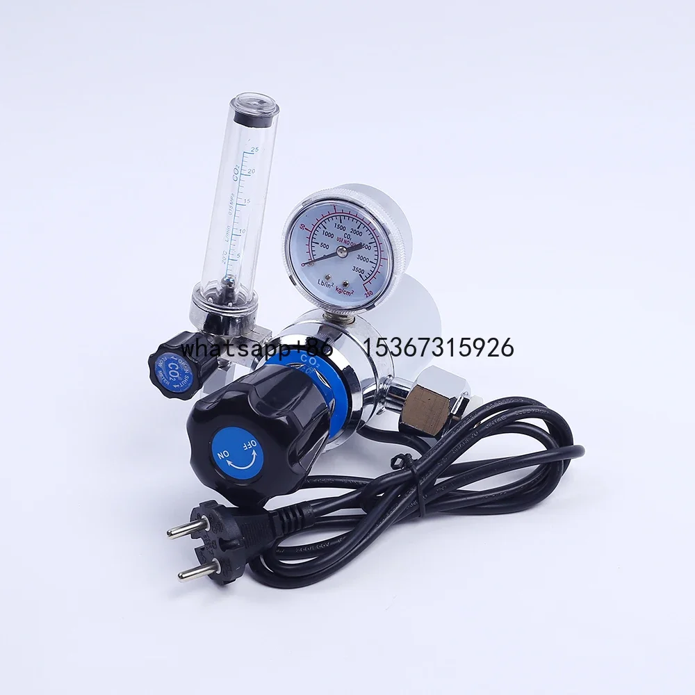 

Argon Regulator With Flowmeter TIG Welder MIG Welding CO2 Regulator Pressure Gauge CGA580