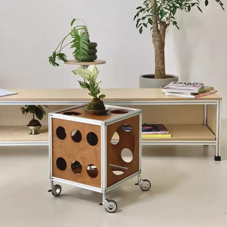 Simple, mobile, birch, bench, porch