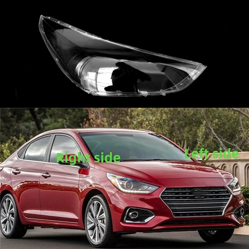 

Для Hyundai Accent 2018, корпус фар автомобиля, крышка фары, линза фары, стекло, авто корпус, крышка