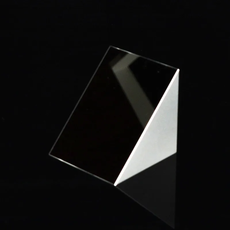 Right Angle Prism Optical H-K9L Glas  Prisms 20x20x20mm External Reaction Prisms Aluminized Mirror Reflective Surface Experiment