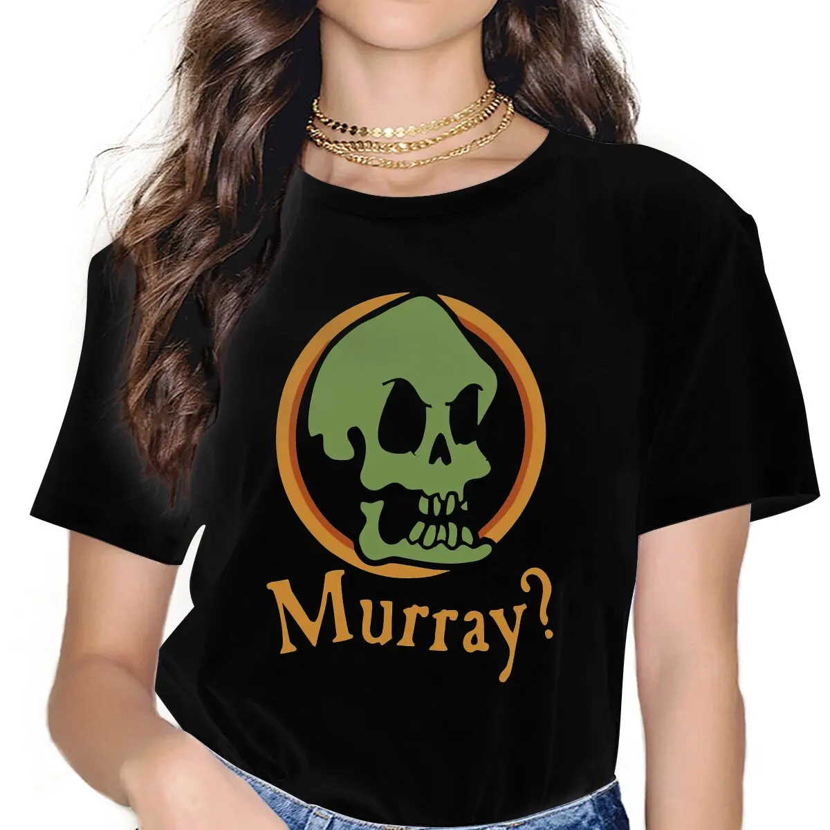 Monkey Island Murray T Shirt Punk Women's Tees Summer Harajuku O-Neck TShirt