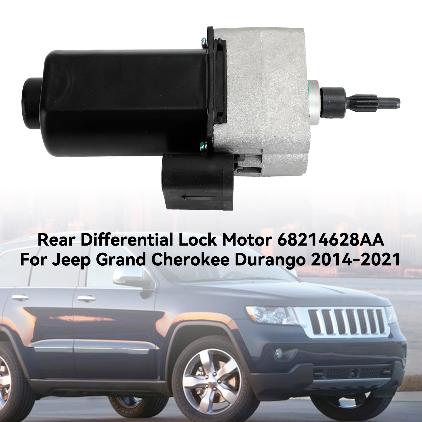 Artudatech Rear Differential Lock Motor 68214628AA For Jeep Grand Cherokee Durango 2014-2021