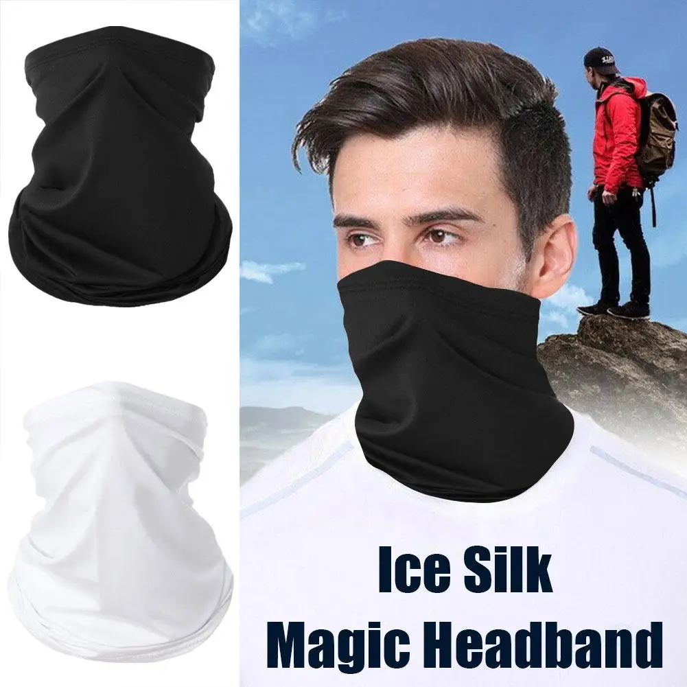 Sommer Atmungsaktive Kühle Mesh Bandana Wandern Jagd Radfahren Laufen Schlauch Schal Ski Sport Hals Wärmer Halbe Gesichtsmaske Männer Frauen