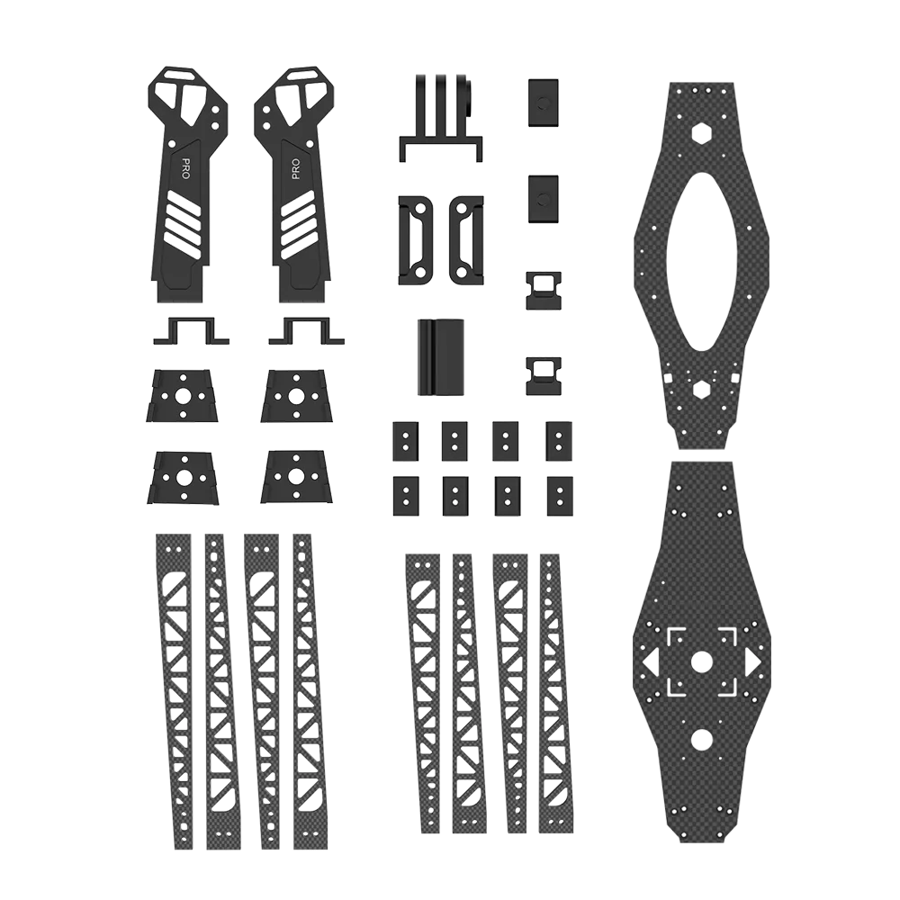 Helion Pro FPV Replacement Parts for Top plate/Bottom Plate/Arm/Antenna Mount/CNC Arm fixed Module/CNC Motor Mount/CNC Cam plate