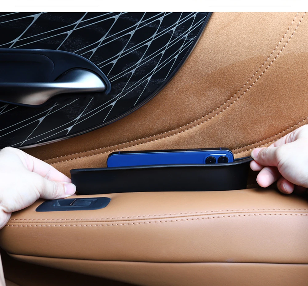 2Pcs ABS Car Door Storage Box Barrel Card Phone Holder for Lexus LS LS500 XF50 2017-2025 Front Door Organizer Auto Accessories
