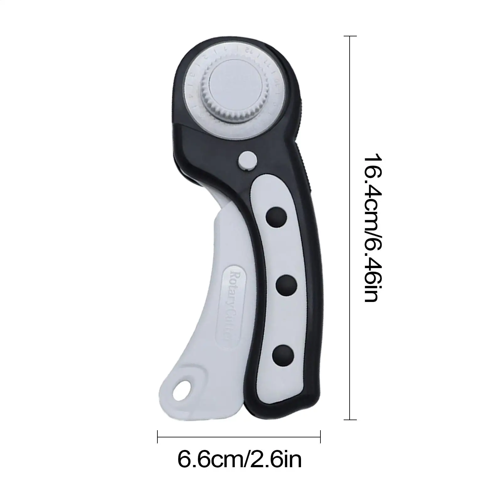 قاطع دوار للنسيج 45 مللي متر قاطع قماش دوار للمواد السميكة أداة خياطة اللحف مع قفل أمان لوازم الخياطة الصغيرة لـ