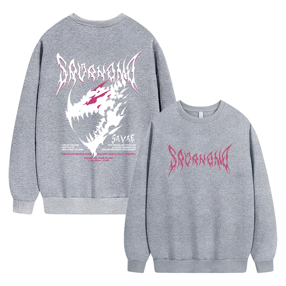 Men's Gothic Thorn Dragon Print Crew Neck Sweatshirt Autumn Thickened Warm Casual Pullover Everyday Street Running Commute Top