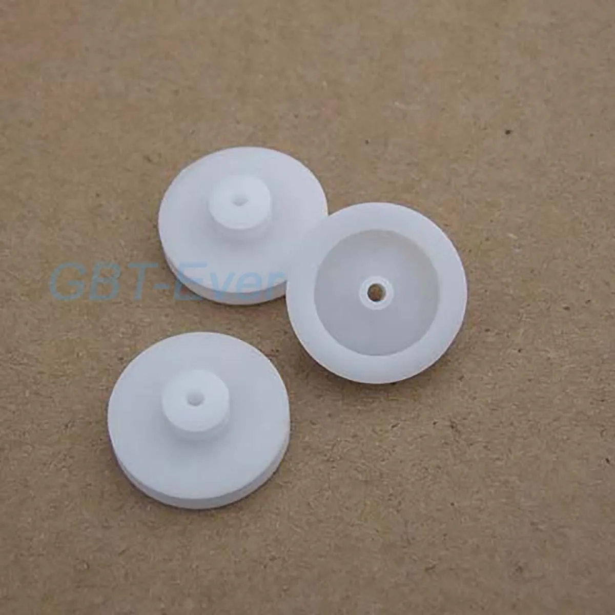 10Pcs Double Layer Pulley Plastic Pulley Large Circle OD 20.5mm Small Circle OD 7.5mm Deceleration Pulley 2mm Shaft Motor Pulley