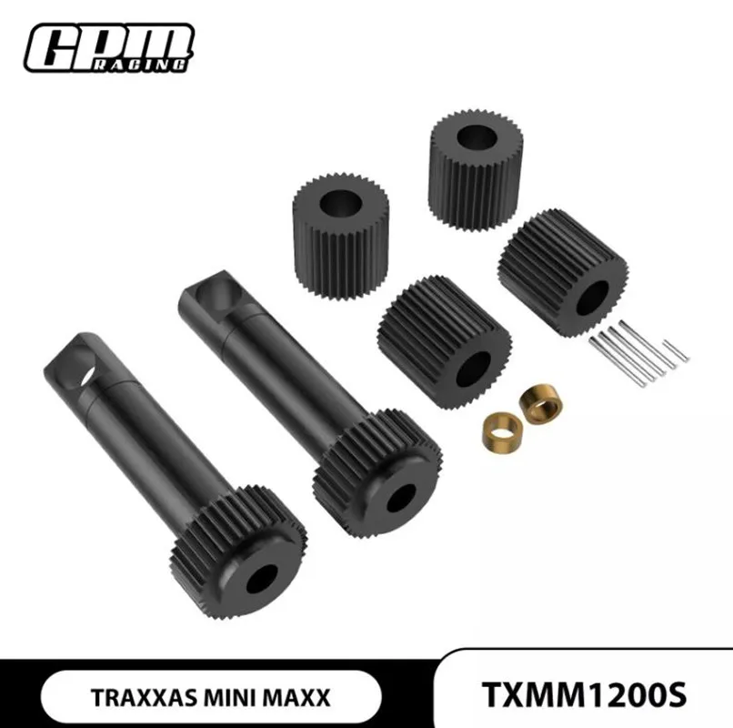 GPM 20Cr koolstofstaal voor/achter differentiële tandwielset voor TRAXXAS Mini Maxx MONSTER TRUCK-107154-1 RC auto-onderdelen 10782 #