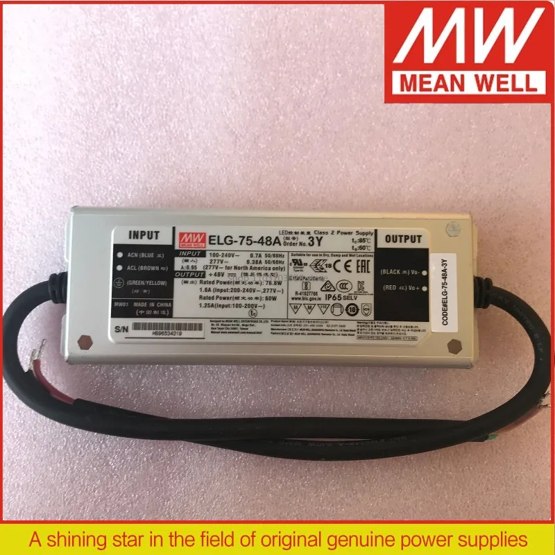 

meanwell power supply ELG-75-24A-3Y ELG-75-12A-3Y ELG-75-36A-3Y ELG-75-42A-3Y ELG-75-48A-3Y 75W