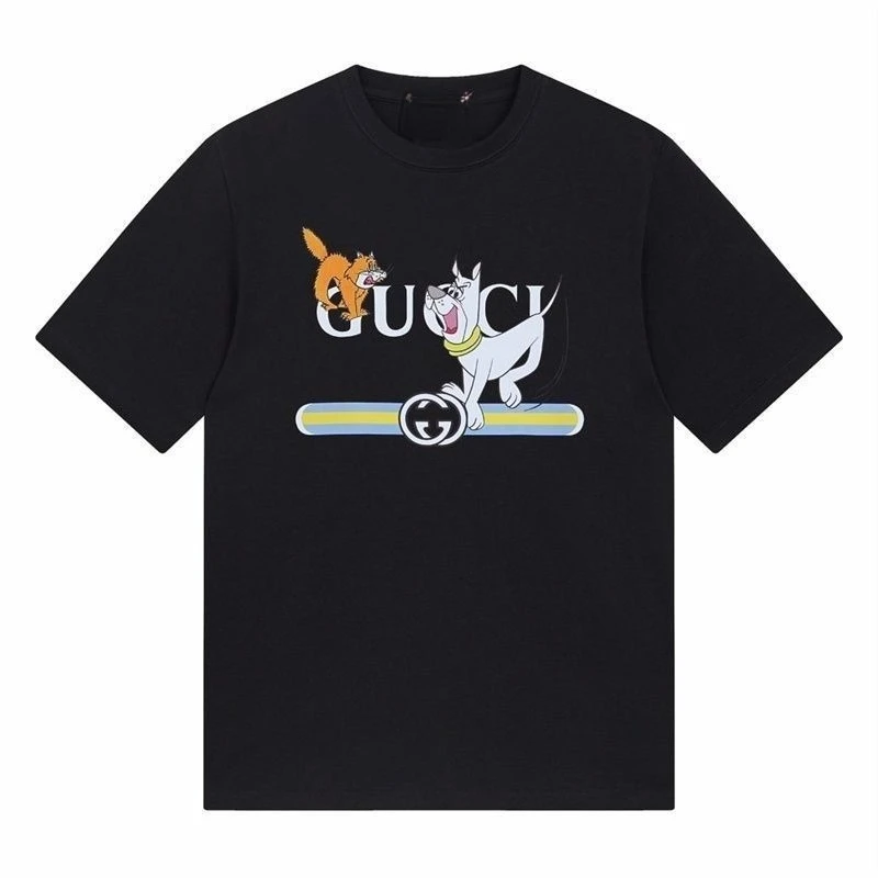 

New Summer Short-sleeved Pure Cotton Printed T-shirts with Letters, Loose Men's and Women's Round Collars, Casual Couple