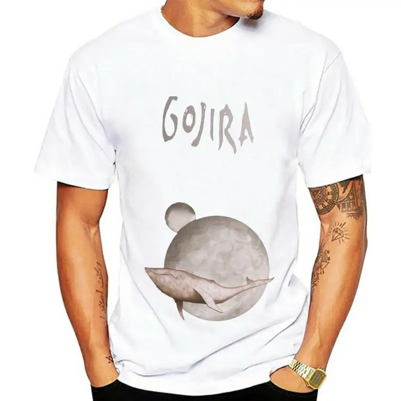 100% Cotton O-neck Custom Printed Tshirt Men T shirt Gojira Whale - Gojira Women T-Shirt