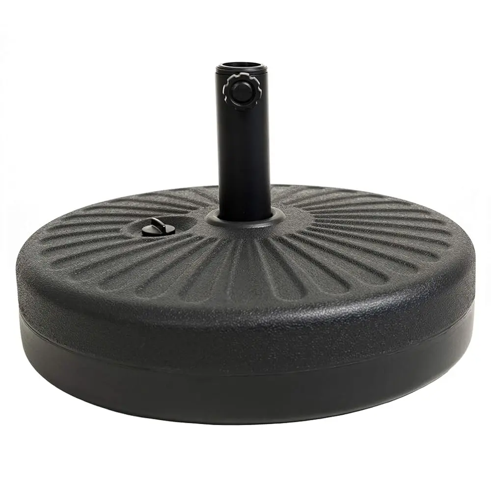

78 Lb Heavy Duty Water Fillable Base Stand For Patio Outdoor Market Table Umbrella, Black