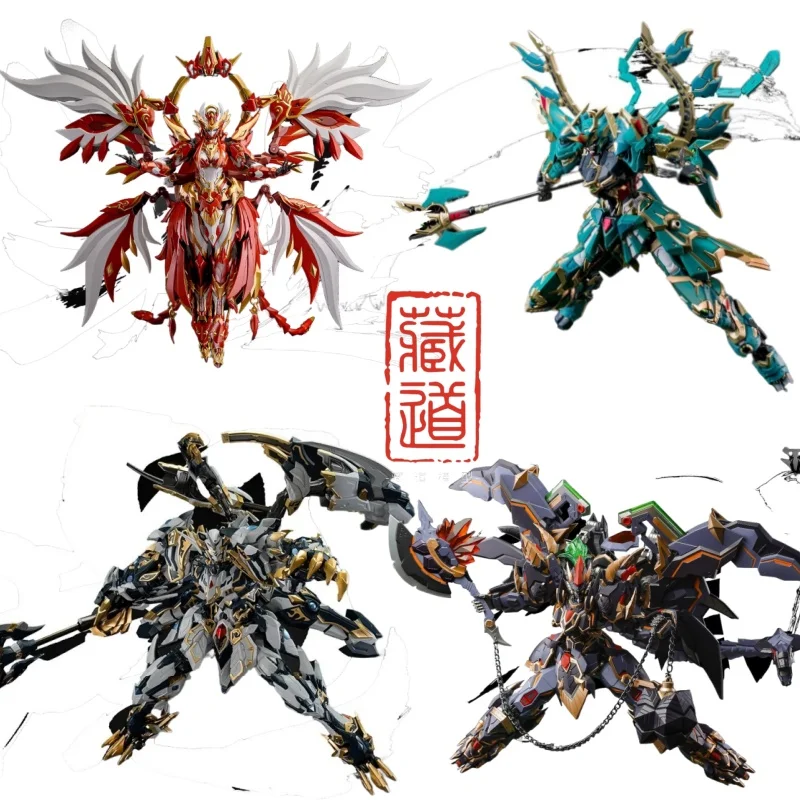 

В наличии Zangdao CD-01-4 Four Saint Beasts White Tigers, перепечатанные, специальная резьба по голове, коллекция моделей из сплава, подарок