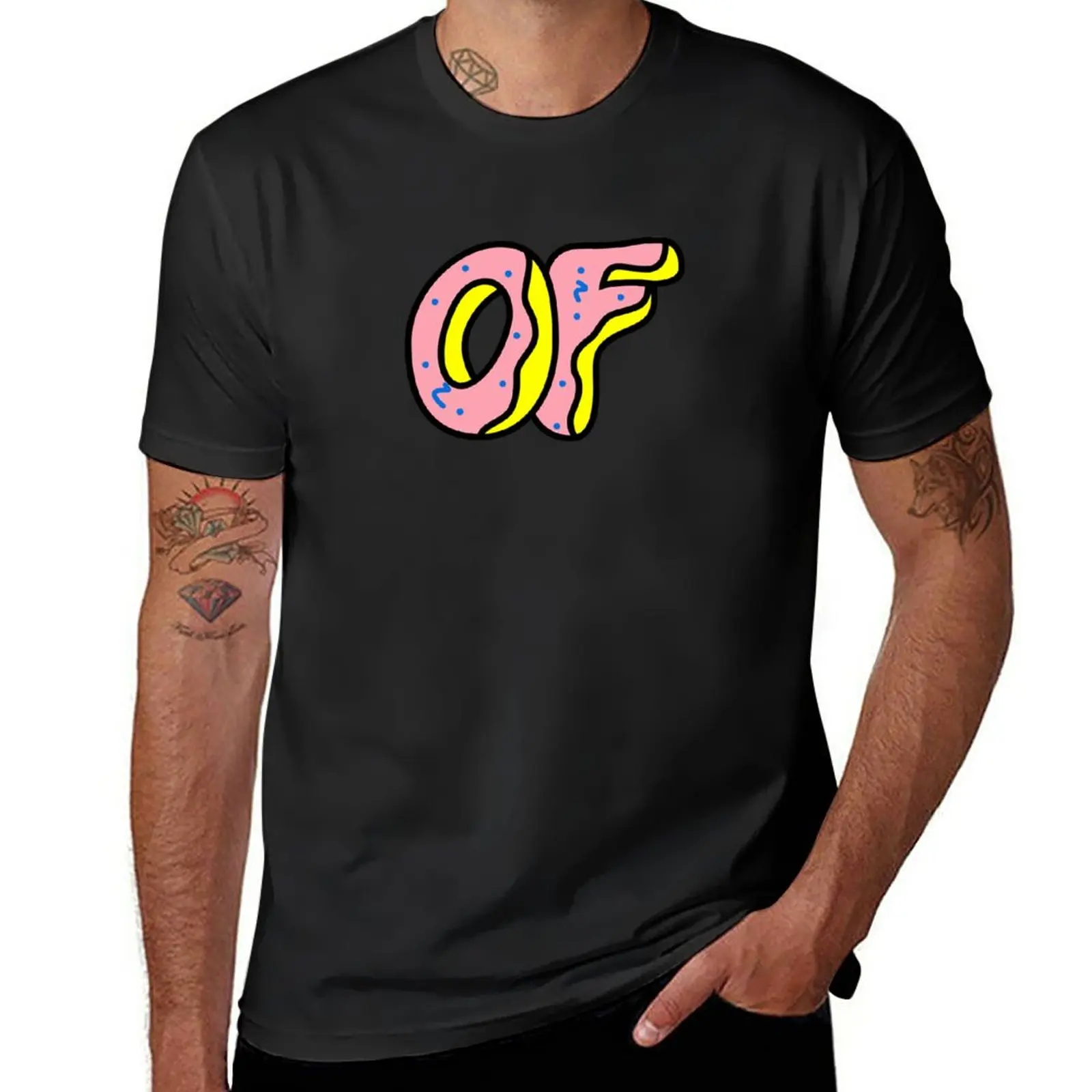 New Odd Future Pink T-Shirt anime sweat shirts summer clothes T-shirt for a boy T-shirt men