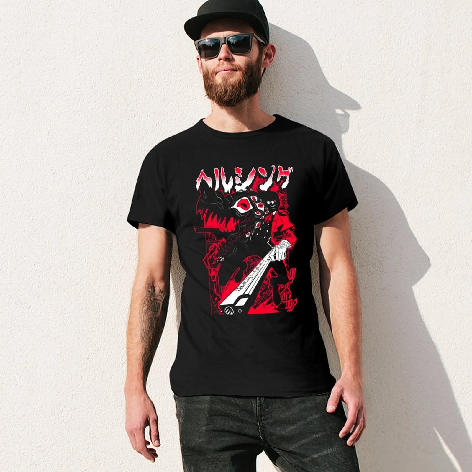 Hellsing Alucard T-Shirt Festival Short Sleeve T-Shirt view 3