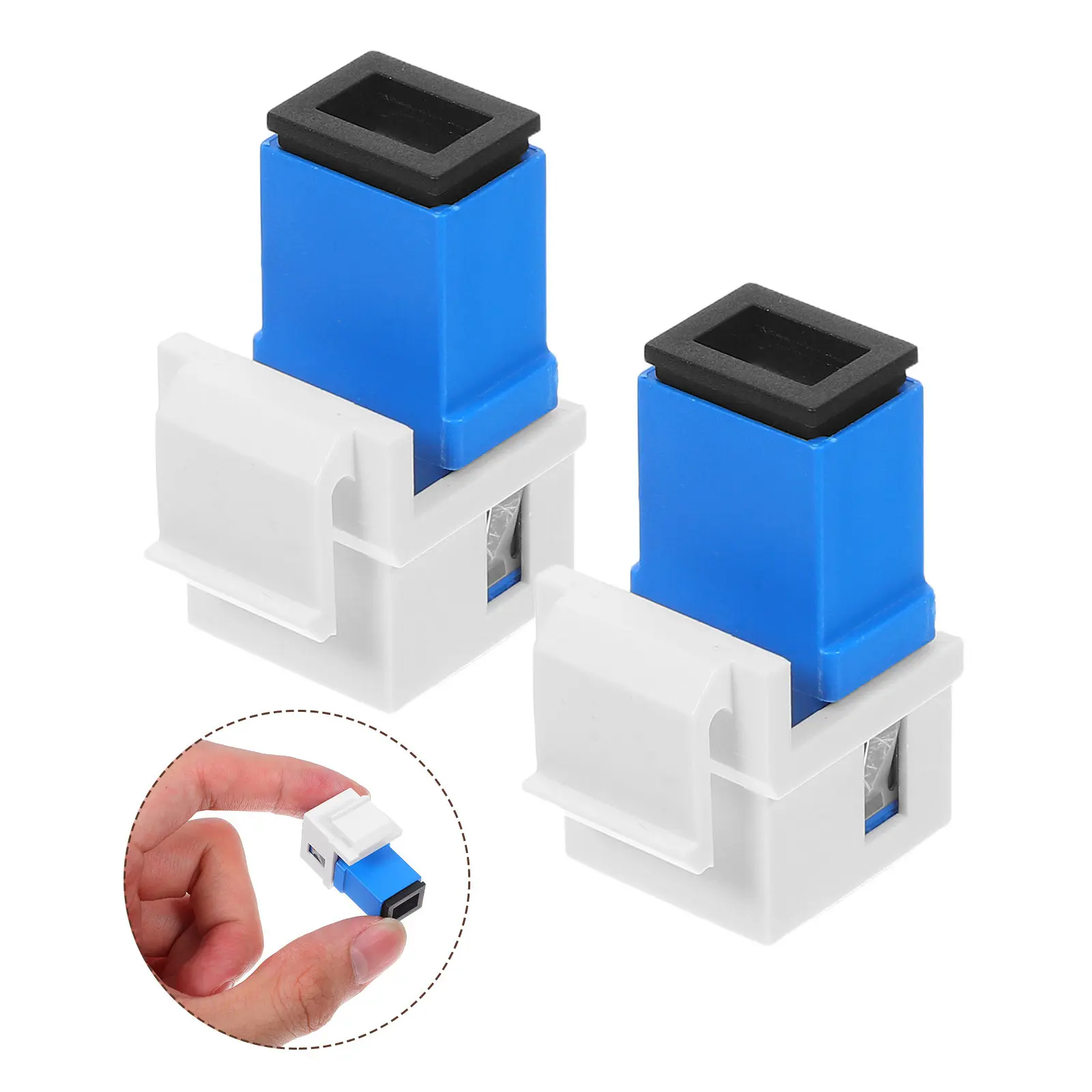 Adaptador de módulo óptico de alta velocidade, transmissão de alta velocidade para centros de dados, servidores, acoplador de fibra óptica, módulo de conector óptico