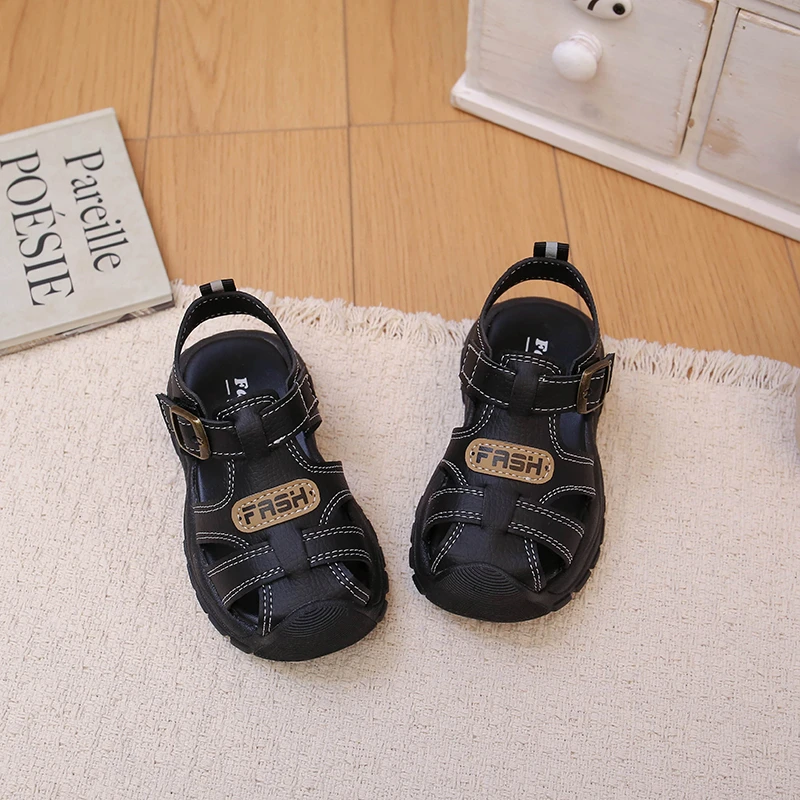 Kids Sports Sandals Thick Soft Sole Baby Walking Shoes Non-slip Casual 2026 Summer New Toddler Casual Shoes Fashion Trendy