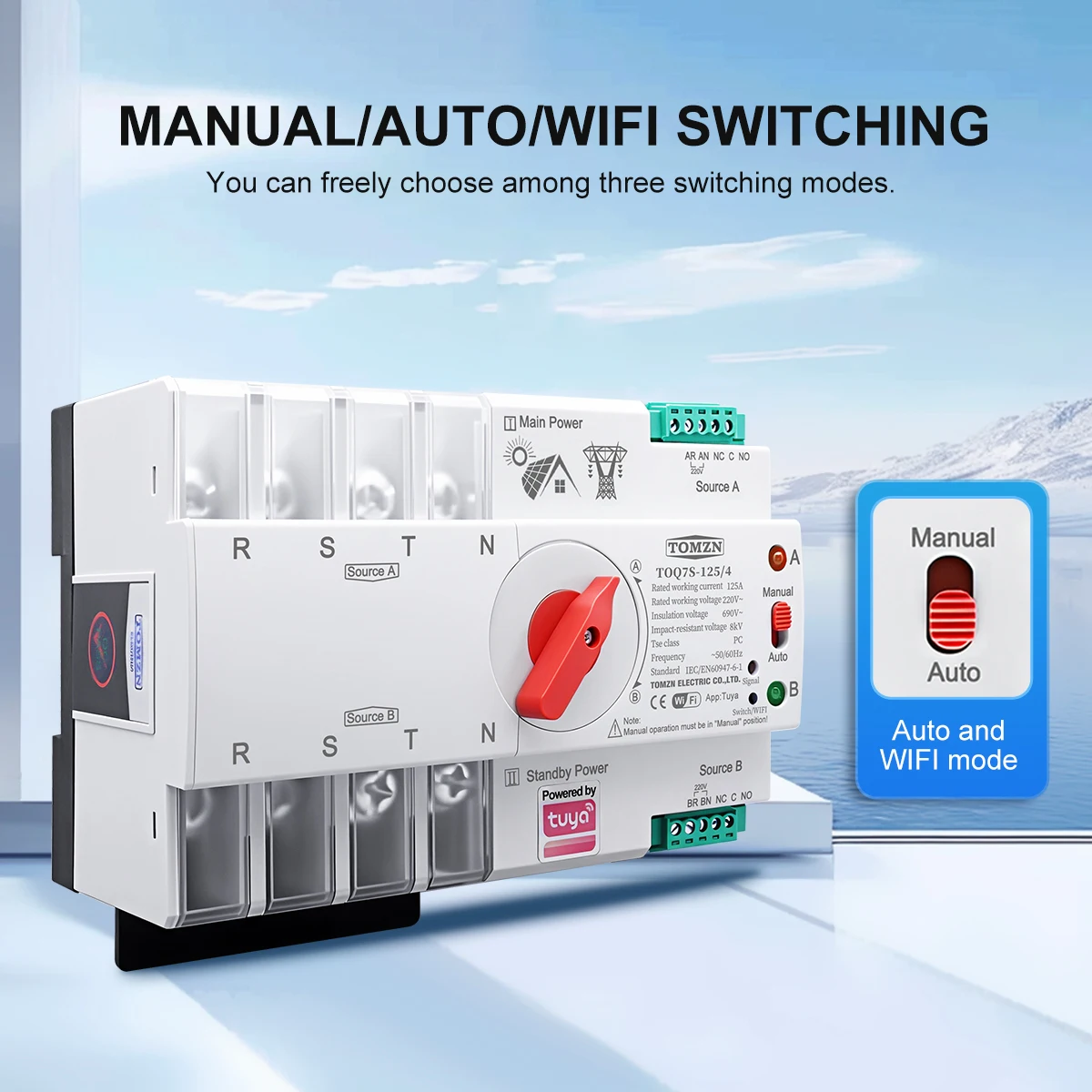 TOMZN TUYA SmartLife ATS 4P AC - Din Rail Circuit Breaker 리뷰 및 가격